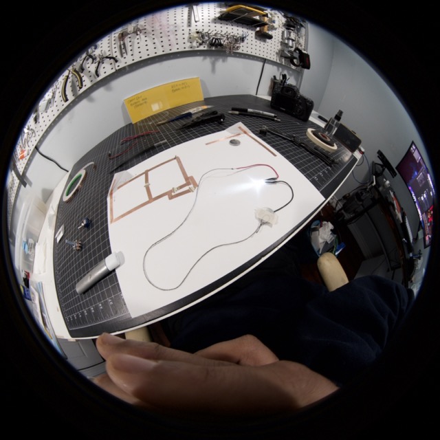 Combining wire and conductive thread