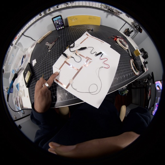 Combining various conductive methods in one circuit